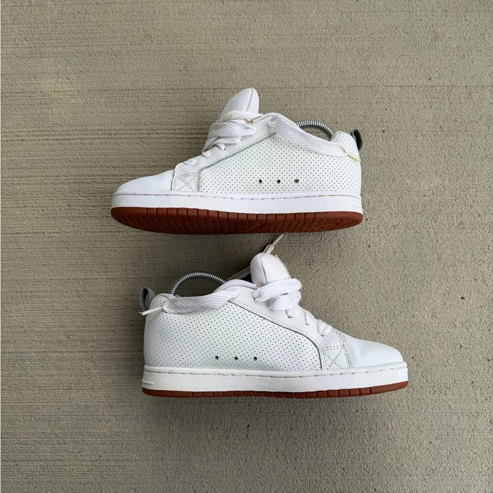 DC Court Graffik SE Skate Shoes 300927 White Gray Chunky Grunge Men’s Size 7 - Picture 3 of 12